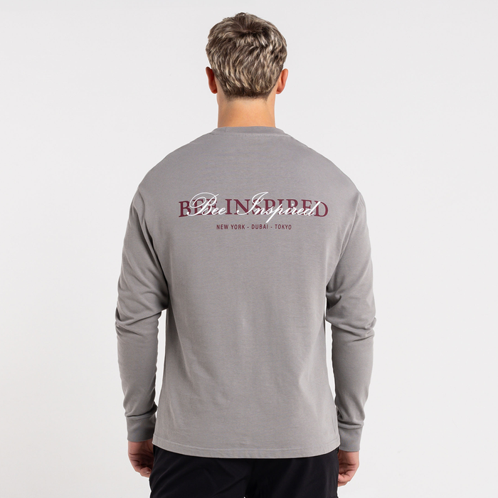 Stach Long Sleeve T-Shirt - Grey